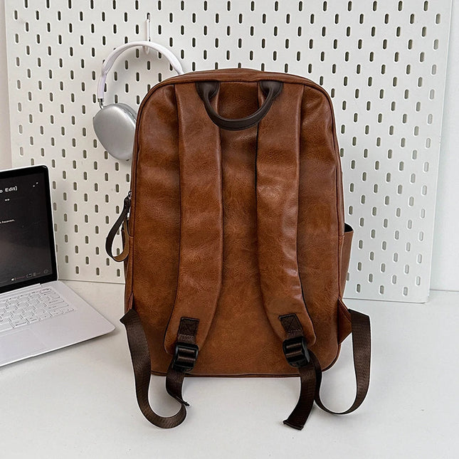 Vielseitiger Leder Rucksack für Damen & Herren – Laptop & Reisen