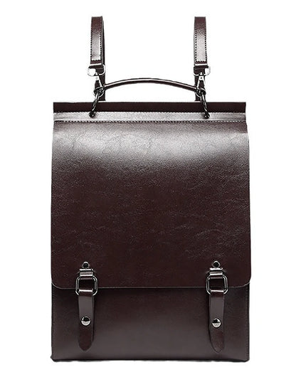 Damen Leder Rucksack – Vielseitige Umhängetasche & Laptop Daypack
