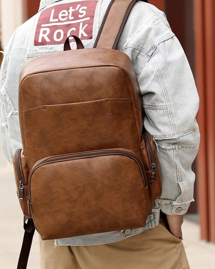 Lederrucksack Herren – Business & Laptop Rucksack für Büro & Reise
