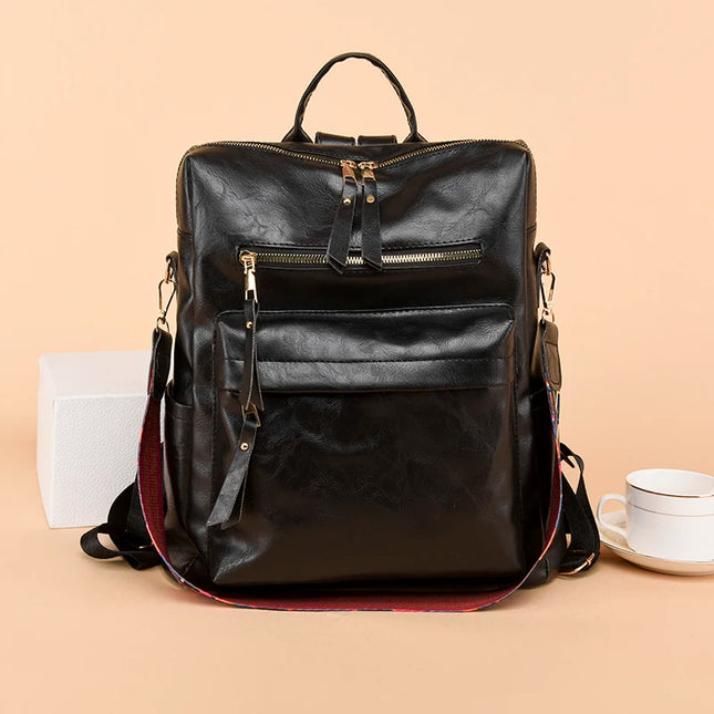 Lederrucksack Damen & Mädchen – Vielseitig für Schule & Freizeit