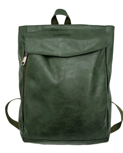 Vintage Leder Rucksack Damen – Y2K Mode für Reise & Schule