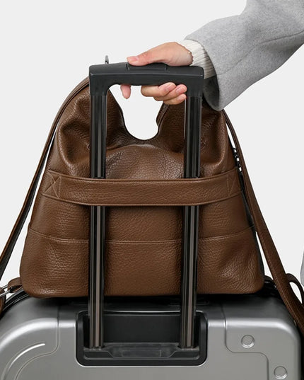 Eleganter Leder Rucksack für Damen – Ideal für Reise & Alltag