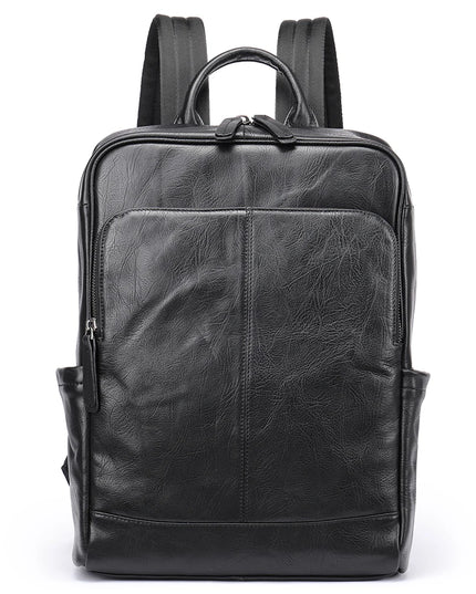 Herren Lederrucksack für Laptop 14 Zoll – Business & Freizeit