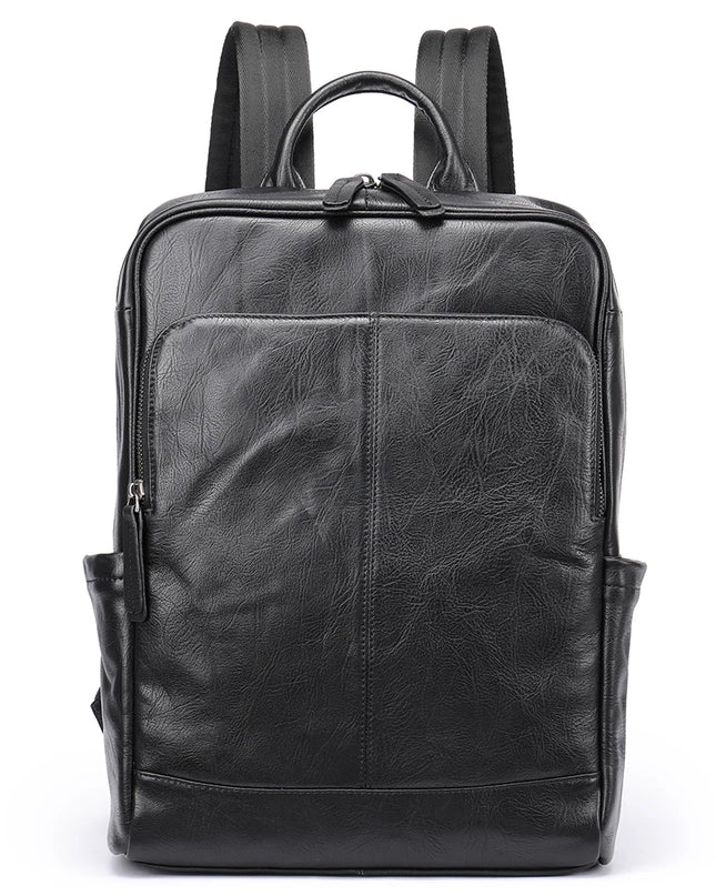 WESTAL Leder Rucksack für Laptop 14 Zoll – Herren Business & Schule