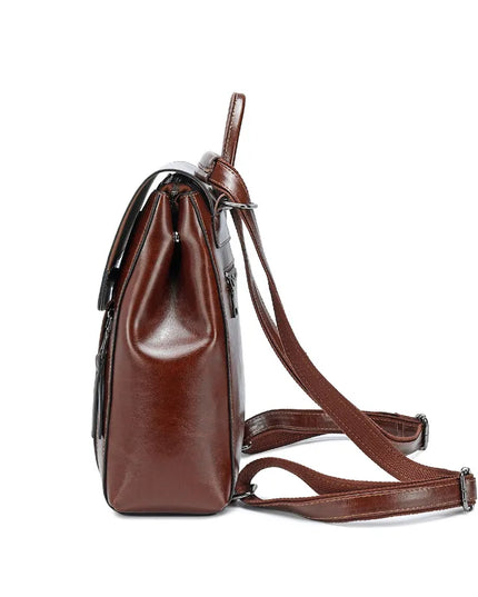 Damen Leder Rucksack – Umhängetasche & Laptop-Rucksack aus echtem Leder
