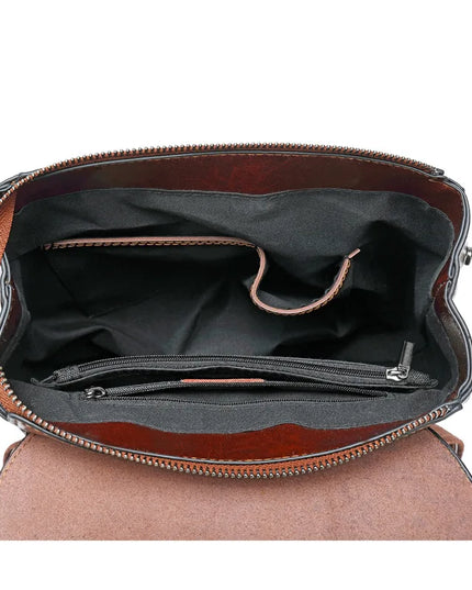 Damen Leder Rucksack – Umhängetasche & Laptop-Rucksack aus echtem Leder