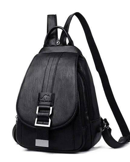 Damen Lederrucksack Vintage – Multifunktional für Schule & Reise