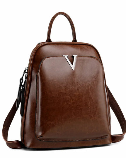 Leder Rucksack Damen: Vielseitiger Daypack aus echtem Leder