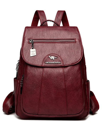 Damen Lederrucksack Vintage – Weich & Vielseitig für Alltag & Reise