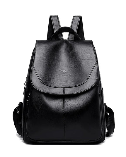 Damen Lederrucksack Vintage Stil – Groß & Vielseitig für Alltag und Reise