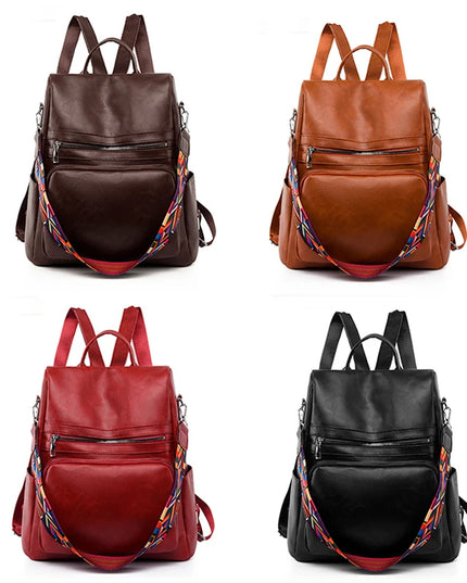 Vintage Leder Rucksack Damen – Stilvoll & Sicher für Reise & Alltag
