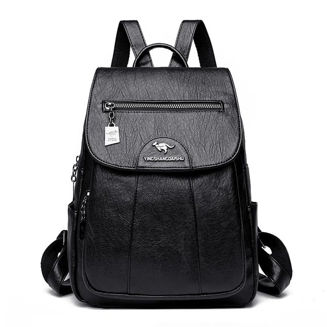Damen Leder Rucksack Vintage – Weich, vielseitig, 5 Farben