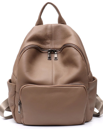 Weicher Lederrucksack aus Rindleder – Vielseitig für Alltag & Reise