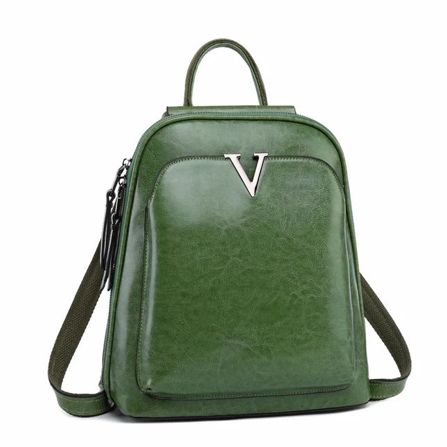 Lederrucksack Damen – Retro Umhängetasche & Daypack