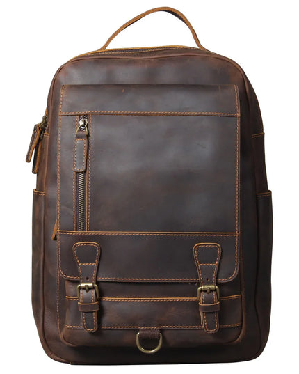 S.WORKER Vintage Lederrucksack – Laptop & Reise Begleiter
