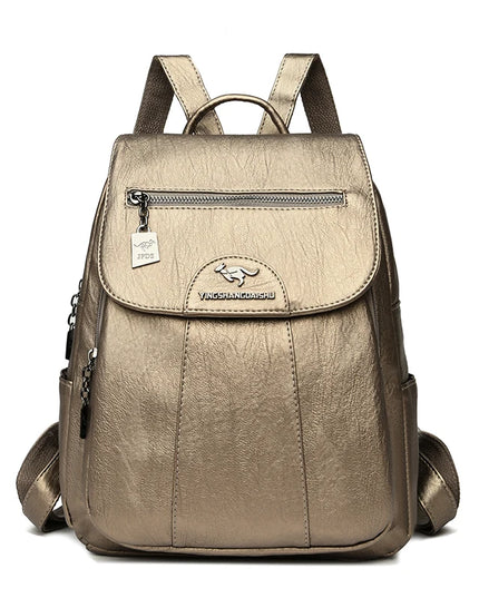 Damen Leder Rucksack Vintage – Weich & Vielseitig für Alltag & Reise