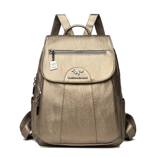 Damen Leder Rucksack Vintage – Weich & Vielseitig für Alltag & Reise