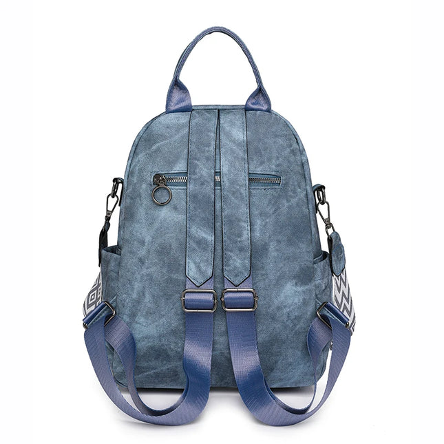 Retro Lederrucksack Damen – Vielseitig, Geräumig & Stylisch Neu