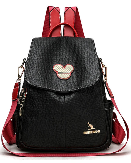 Eleganter Leder Rucksack für Damen – Ideal für Alltag & Reise