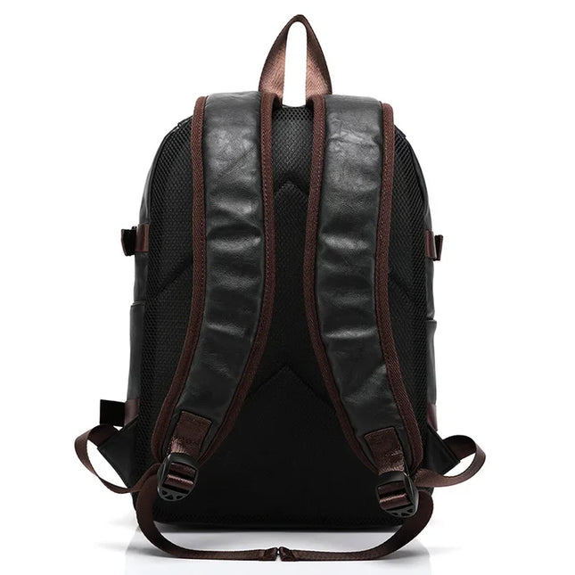 Vintage Leder Rucksack für Herren – Praktisch für Uni & Reise
