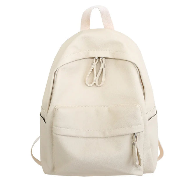 Stilvoller Leder-Rucksack für Damen: Ideal für Schule & Alltag