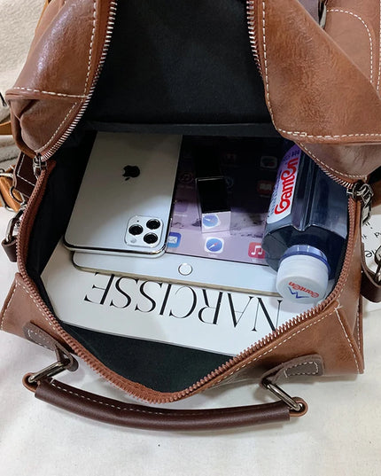 Vintage Lederrucksack Damen – Dein Begleiter für Alltag & Reise
