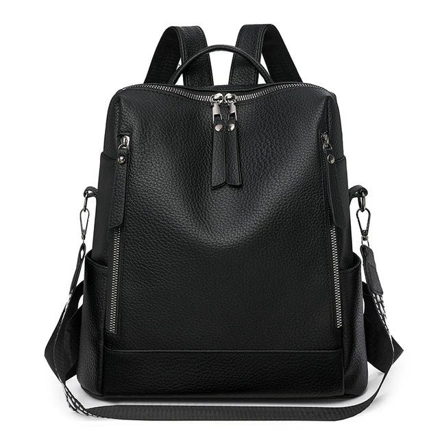 Eleganter Lederrucksack für Damen – wandelbar & stilvoll