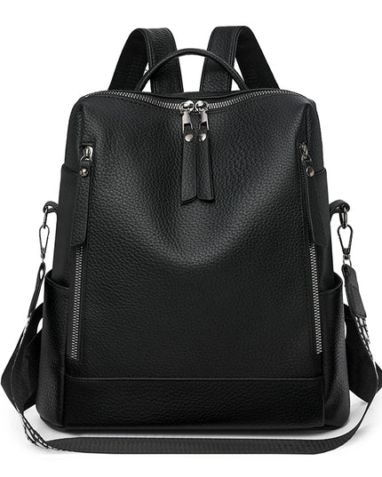 Wandelbarer Rucksack im Leder-Look für Damen – Schultertasche & Tote