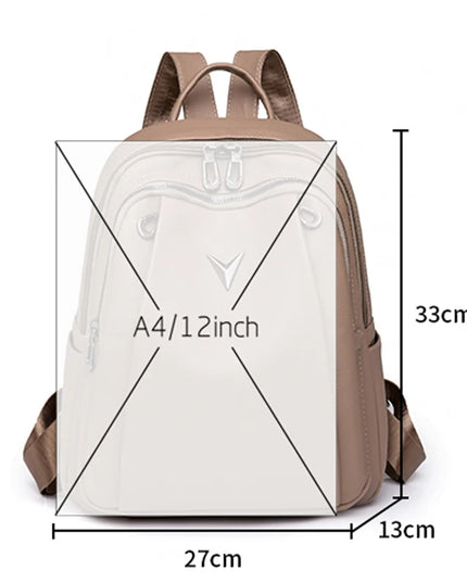 Großer Leder Rucksack für Damen – Vintage Stil für Uni & Reise