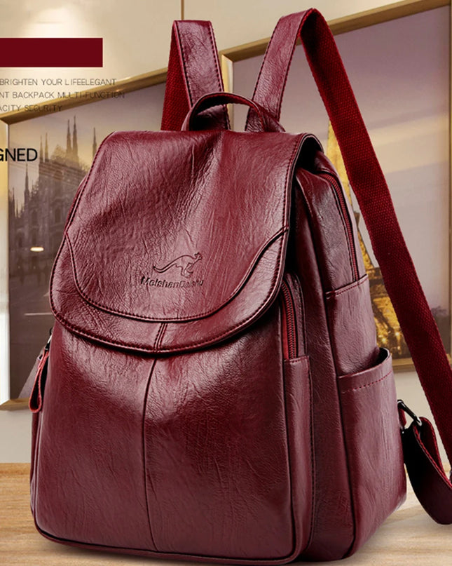 Damen Lederrucksack im Vintage-Stil – Dein Begleiter für jeden Tag