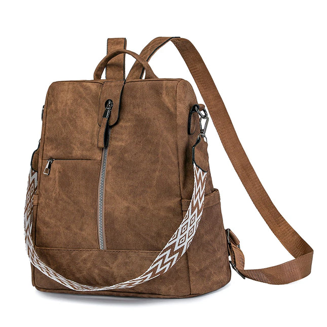 Damen Leder Rucksack: Leicht, stilvoll & diebstahlsicher für unterwegs