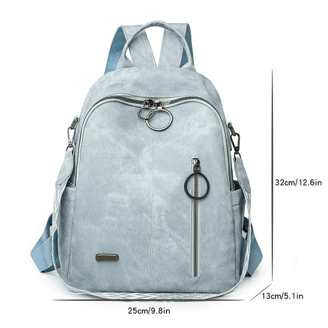 Damen Leder Rucksack – Stilvoller Tagesrucksack für Alltag & Schule