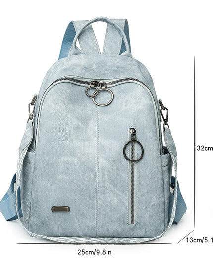 Damen Leder Rucksack – Dein stilvoller Tagesrucksack für Alltag & Schule