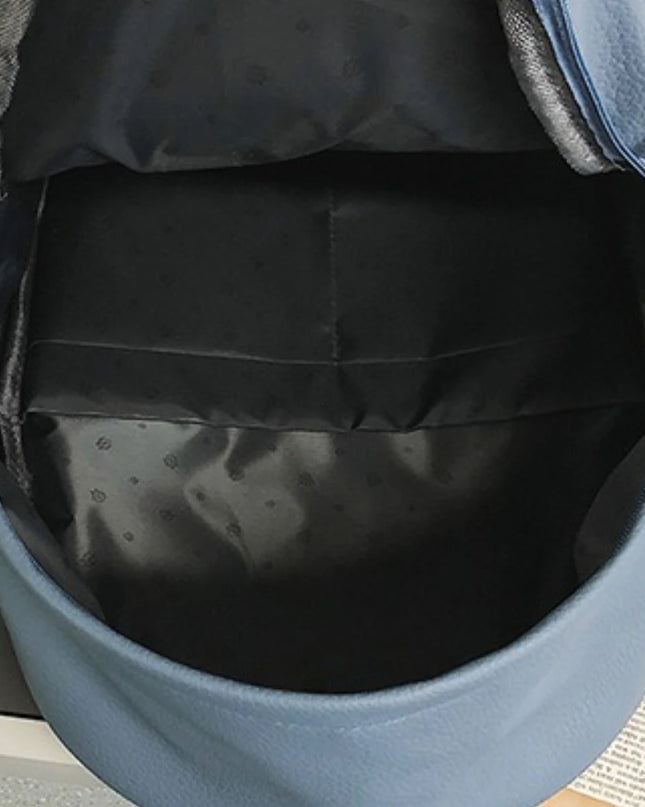 Stilvoller Leder-Look Rucksack für Damen und Mädchen