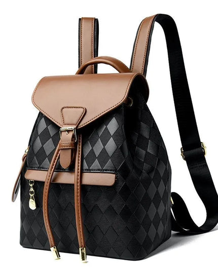 Damen Lederrucksack Schwarz – Vielseitig für Uni, Büro & Alltag