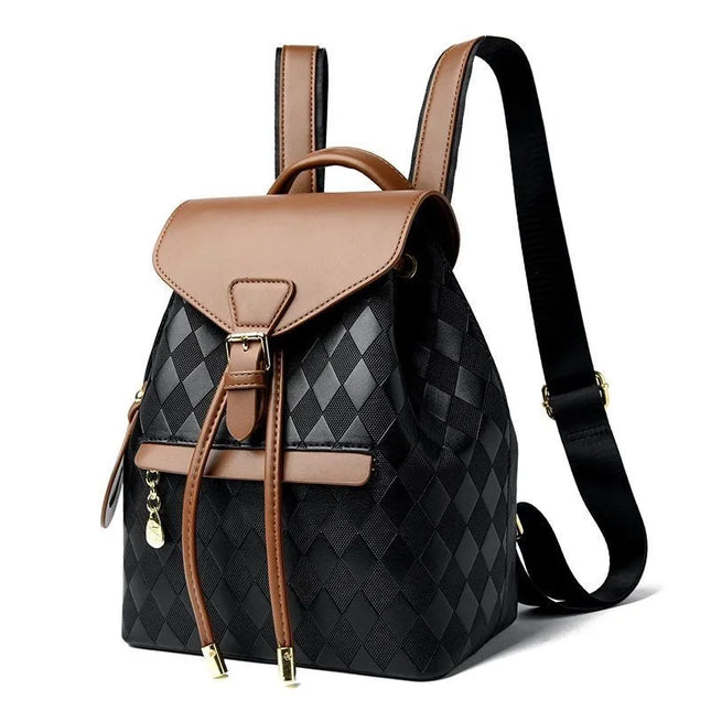 Damen Lederrucksack Schwarz – Vielseitig für Uni, Büro & Alltag