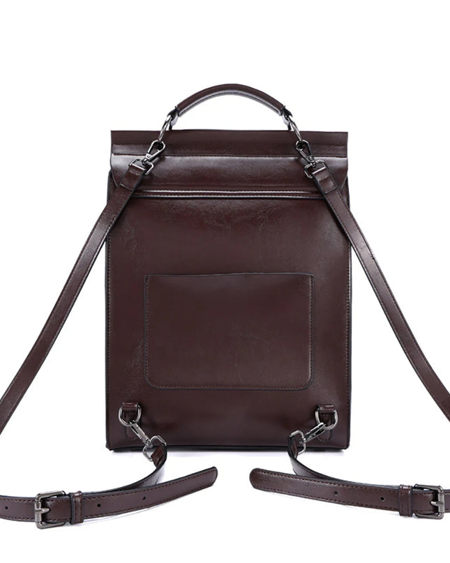 Lederrucksack Damen – Schultertasche & Laptop Rucksack Echtleder