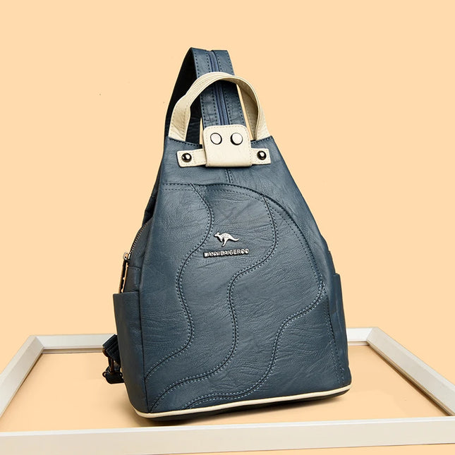 Lederrucksack für Damen – Dein Begleiter für Reise & Schule