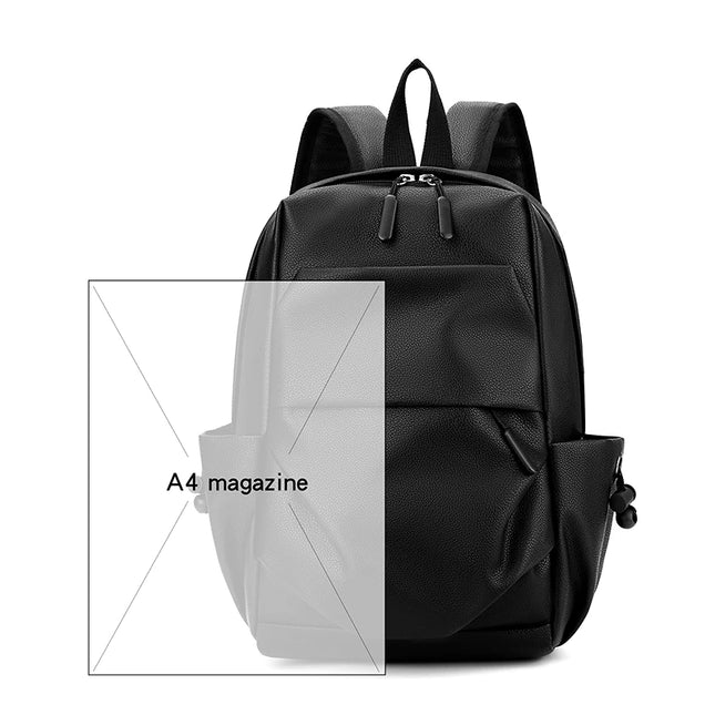 Robuster Rucksack im Leder-Look für Herren – Dein Alltagsbegleiter