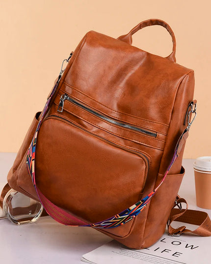 Vintage Lederrucksack für Damen – Dein Begleiter für Reise & Alltag