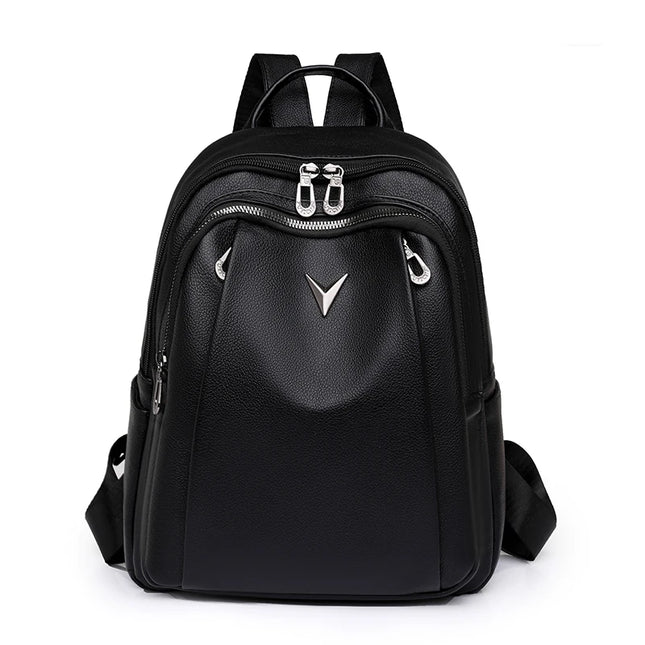 Vintage Leder Rucksack Damen – Geräumig für Alltag & Reise