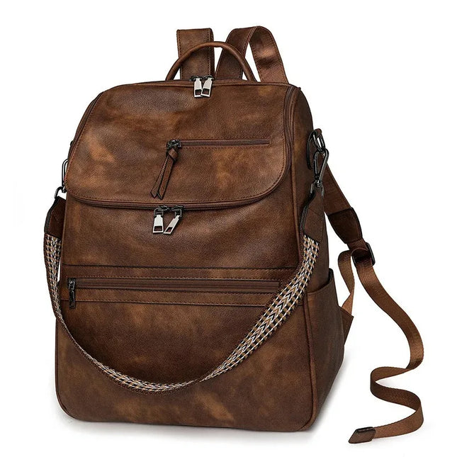 Vintage Leder Rucksack für Damen – Dein Begleiter für Alltag & Reisen