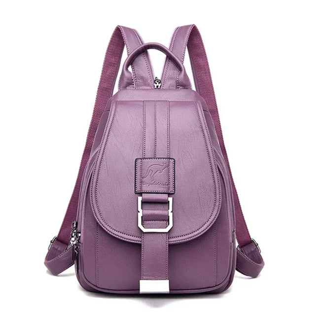 Vintage Leder Rucksack Damen – Multifunktional für Alltag & Reise
