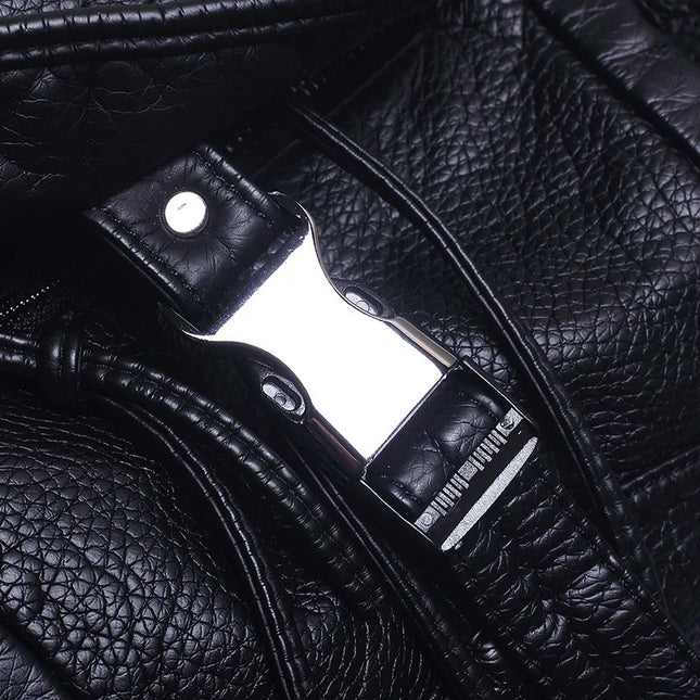Weicher Leder Rucksack Schwarz für Damen – Alltag & Reisebegleiter