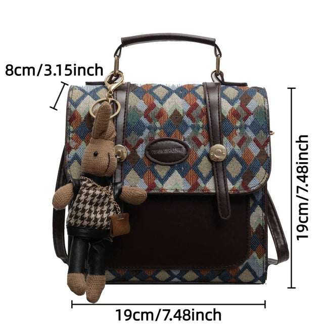 Vintage Lederrucksack – Britischer Stil für Schule & Alltag