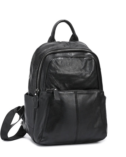 Damen Leder Rucksack aus weichem Rindsleder für Alltag & Reise