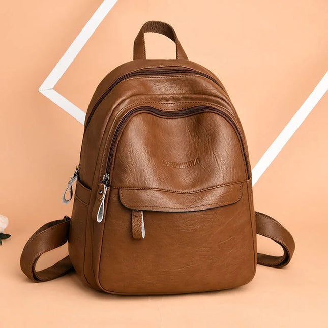 Damen Lederrucksack – Groß, lässig & ideal für den Alltag