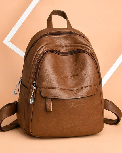 Eleganter Damen Lederrucksack – Ihr vielseitiger Begleiter