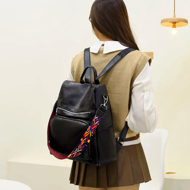Vintage Lederrucksack für Damen: Stilvoll & Diebstahlsicher Reisen