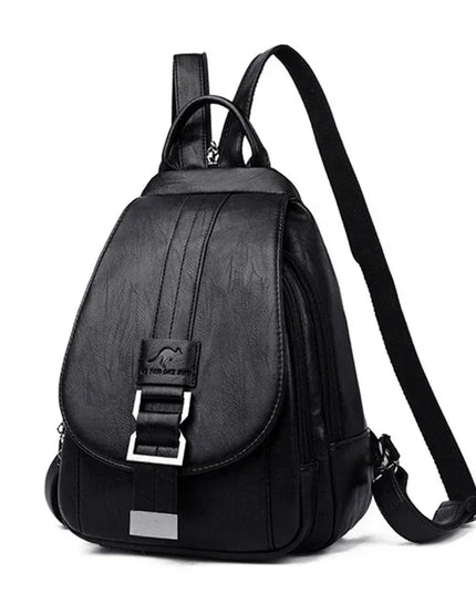 Vintage Leder Rucksack Damen – Multifunktional für Schule & Reise